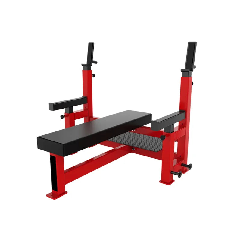 Commercial Gym Strength Training Fitness Equipment Multifunctional Competition Flat Bench Press Rack - Sun Studio
