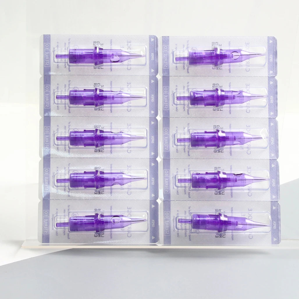 50pcs/box Mix Size Disposable Tattoo Cartridges Needle 3RL+5RL+7RL+9RL+5RS+7RS+9RS+9RM+11RM+7M1 For Tattoo Machine Pen - Sun Studio