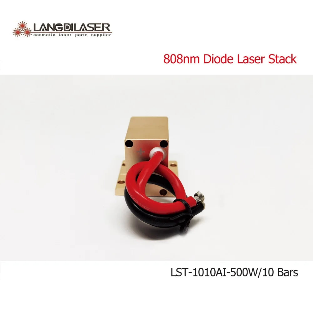 LST-1010AI 808nm&810nm Diode Laser Stack 500W Macro-Channel Module 10 Bars for Aesthetic Machines Hair Removal/Skin Rejuvenation - Sun Studio