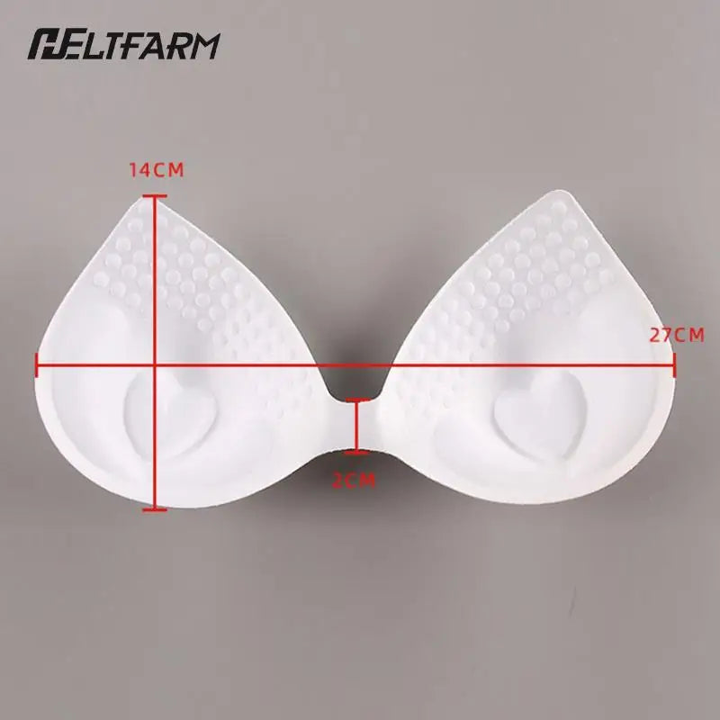 Swimsuit Padding Inserts Women Clothes Accessories Foam Triangle Sponge Pads Chest Cups Breast Bra Inserts Chest Pad - Sun Studio