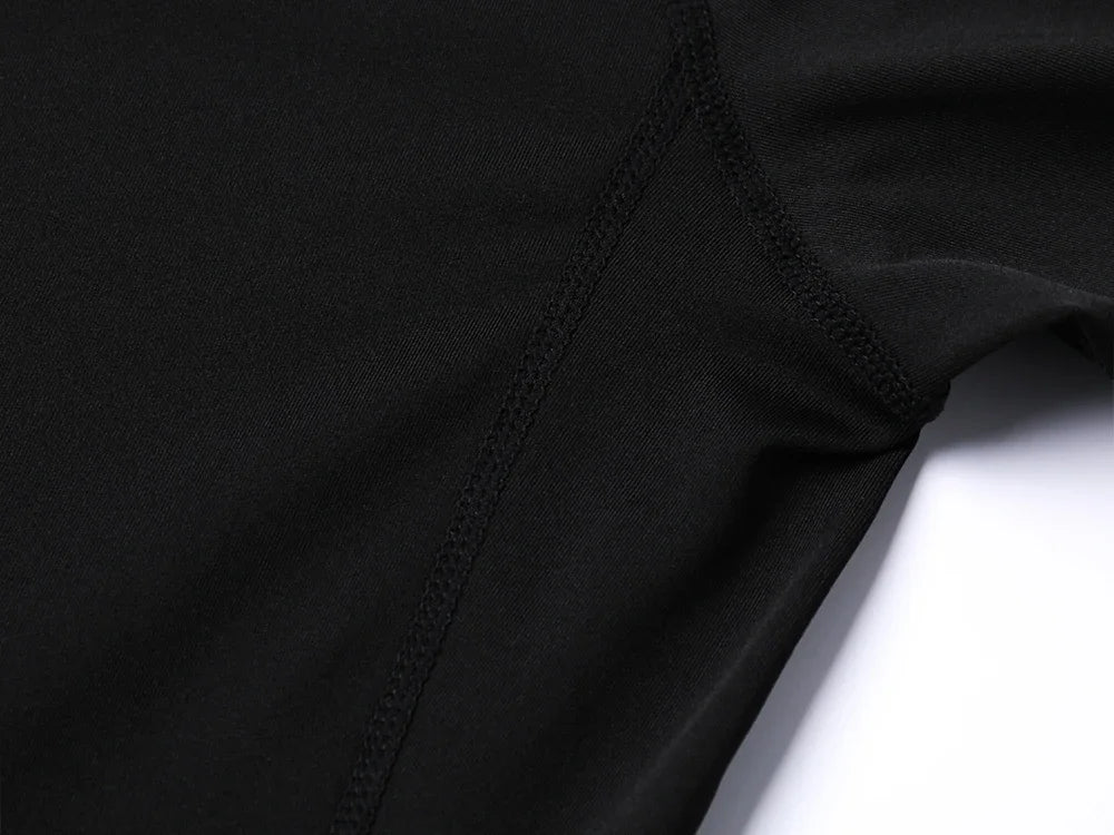 Gym Hub Printed Men's Compression T-Shirt Gym Workout Sport Quick Dry Tight Shirts Outdoor Training Fitness Elasticity Tops Tee