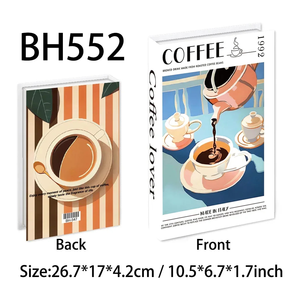 Bunte Reisereihe Fake Bücher für Wohnkultur Kaffeetisch Ornamente Mode Dekoration Bücher für Wohnzimmer Amalfi Italien
