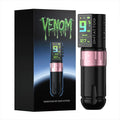 DM Venom Wireless Adjustable Stroke Tattoo Machine Adjustable Stroke 2.4-4.2mm With 2300mAh Powerful Color Screen Battery - Sun Studio