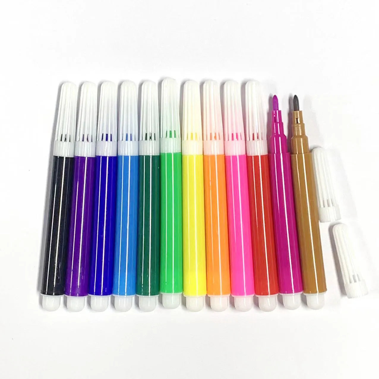 53pcs Multilayer Cartoon Art Pencil Set Kids Painting Set Hexagon Color Box Pencil Drawing Art Set - Sun Studio