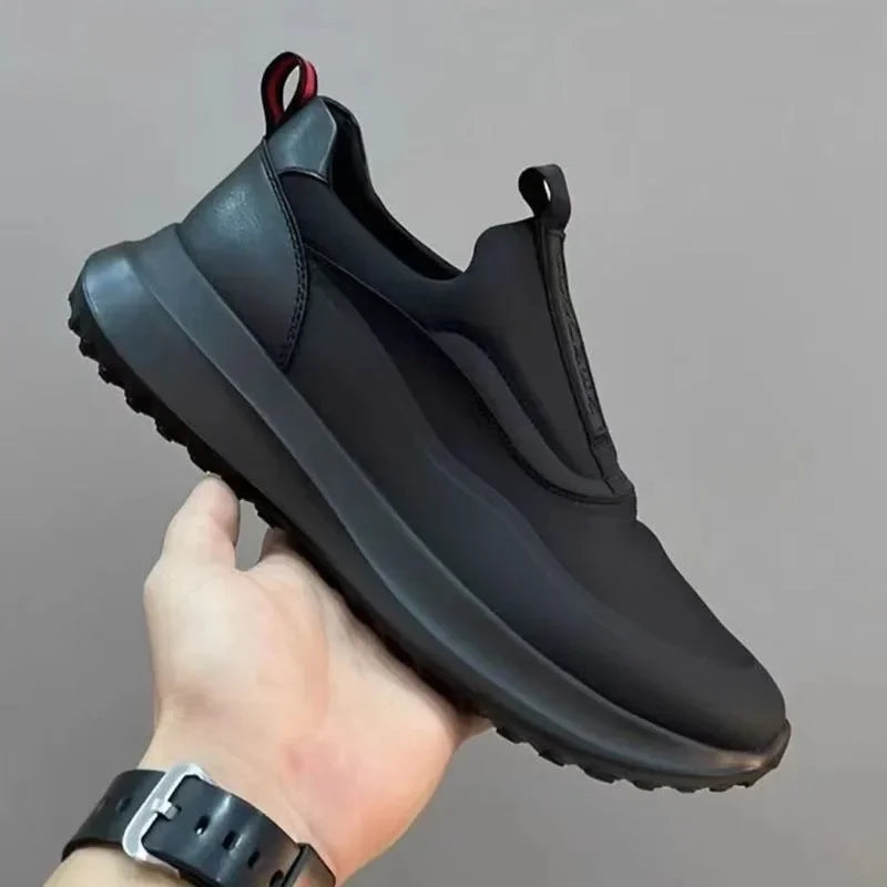 Luxury 2024 New Black Series Casual Shoes for Men's Low Top Comfortable Soft Running and Sports Shoes Zapatillas deportivas - Sun Studio