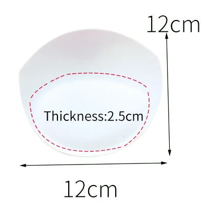 1pair Sponge Inserts In Bra Padded for Swimsuit Breast Push Up Fill Brassiere Breast Patch Pads Women Intimates Accessories - Sun Studio