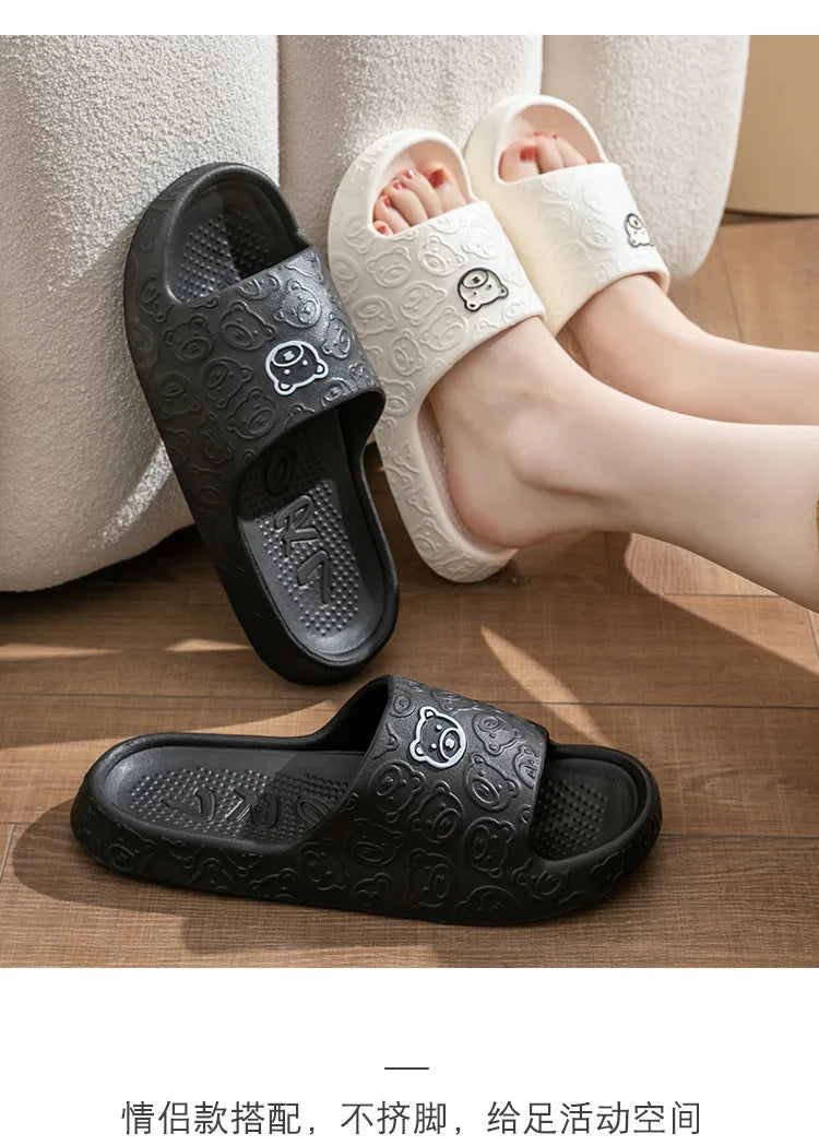 Anti-slip Indoor Toilet Slippers Bathroom Home Use Wearing a Slug Outside Living Room Slippers New Summer House Shoes Slipper - Sun Studio