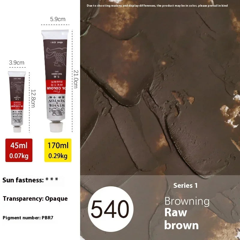 45ml Oil Paint Transparent Tube Fast Drying White Gold Silver Professional Color Painting Supplies For Artists Student Beginners - Sun Studio