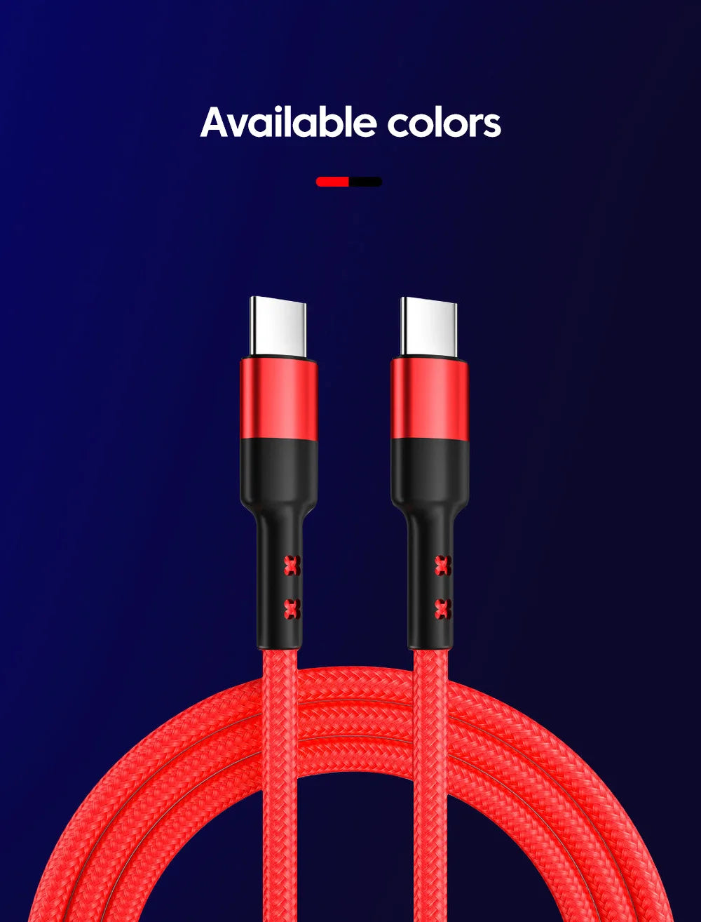 30cm Cable USB C to Type C PD60w Lightning PD27w Fast Charging Data Transfer Cable For iPhone 15 Xiaomi Huawei Samsung Cellphone - Sun Studio