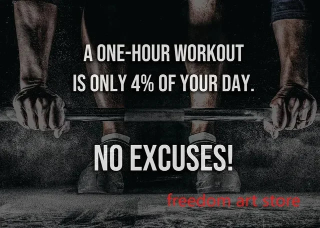 Gym Motivation Muskelmann Bodybuilding Fitness Stärke Hantel Kunstposter Leinwanddruck Bild für Heimfitness Dekor