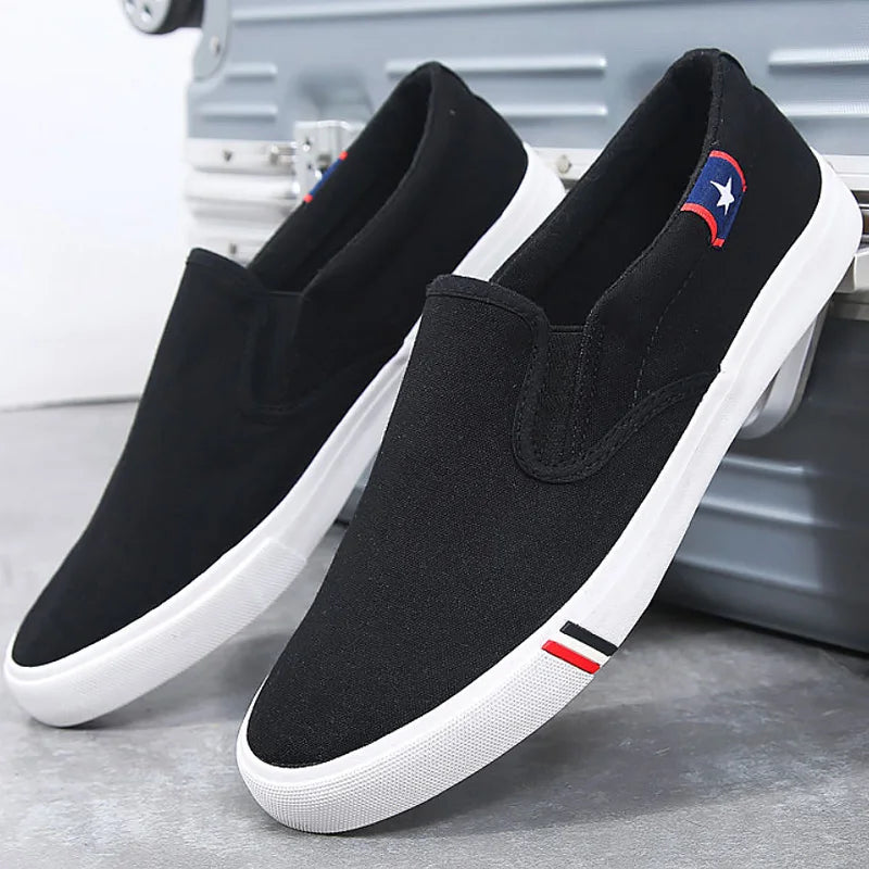 2023 Neue Leinenschuhe Herren Sommer Klassische Slipper Herren Freizeit Schuhe Atmungsaktive Bequeme Flache Herren Schuhe Sneakers Übergröße 47