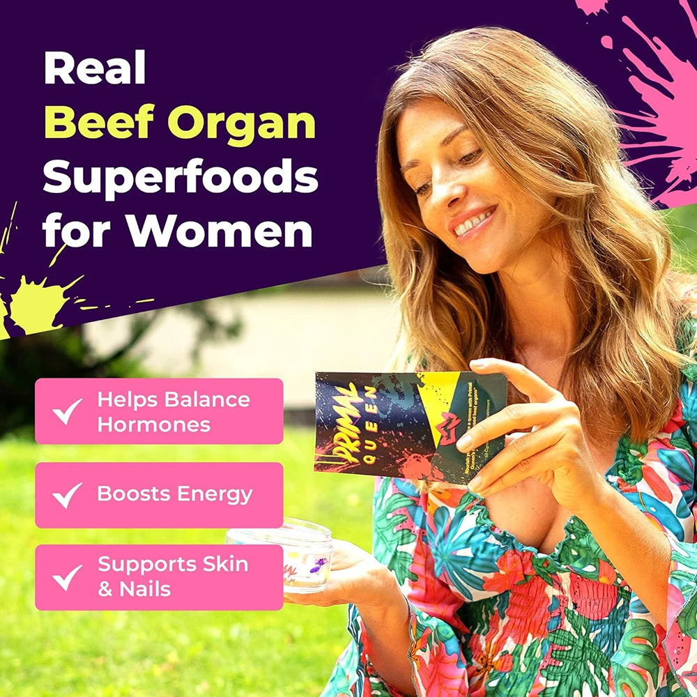 Supplement for Women - Supports Hormone Balance, Energy & Wellness - Liver, Heart, Kidney, Bone Marrow - Female Support Blend - Sun Studio