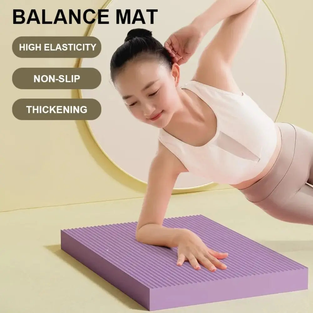 Sports NBR Balance Pad Kneeling Pad High Density Yoga TPE Mat Yoga Pad Fitness Board Support Balance Pad Durable - Sun Studio