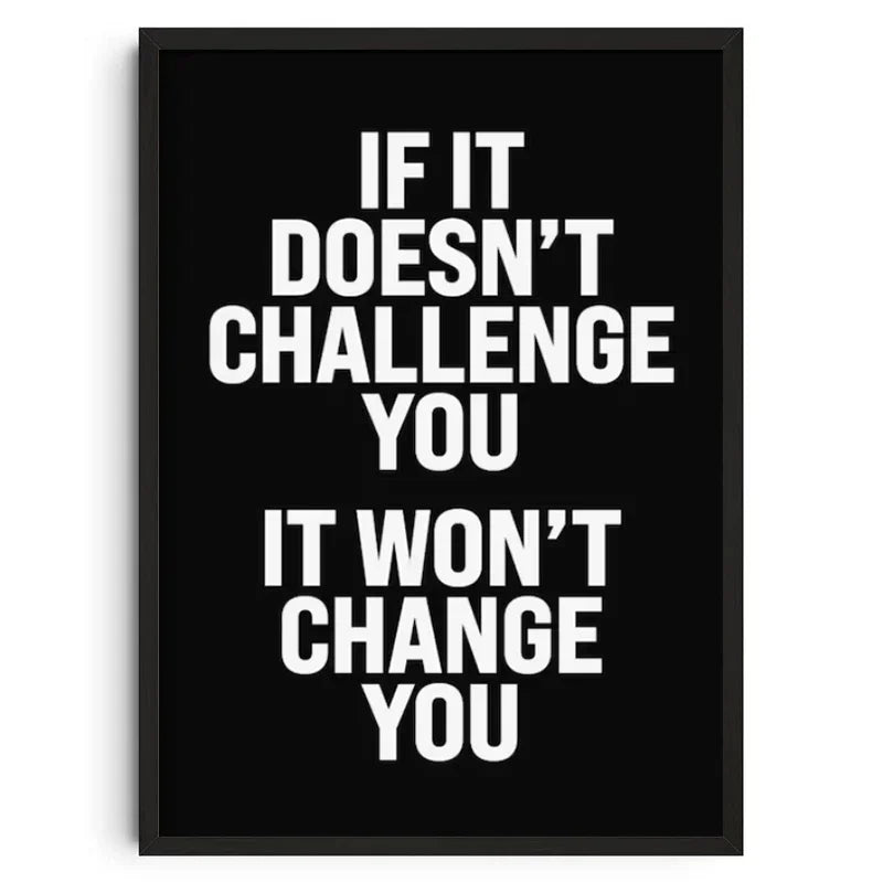 Gym Wall Art Poster Gym Inspirational Poster Home Gym Wall Decoration Gym Slogan Canvas Printing Decorative Painting Frameless - Sun Studio