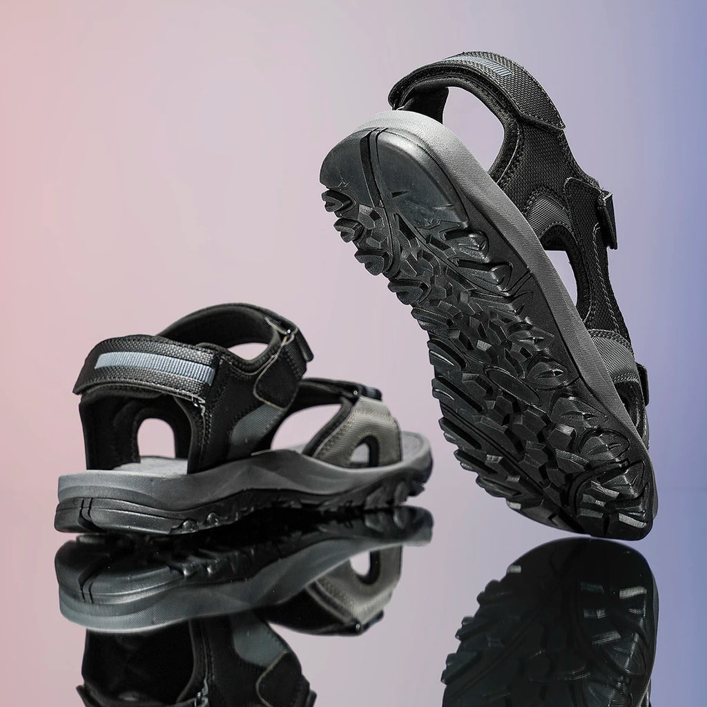 Summer New Sandals Men's Water Beach Breathable Quick Drying Shoes Comfortable Flat Bottom Non slip Sandals Driving Shoes - Sun Studio