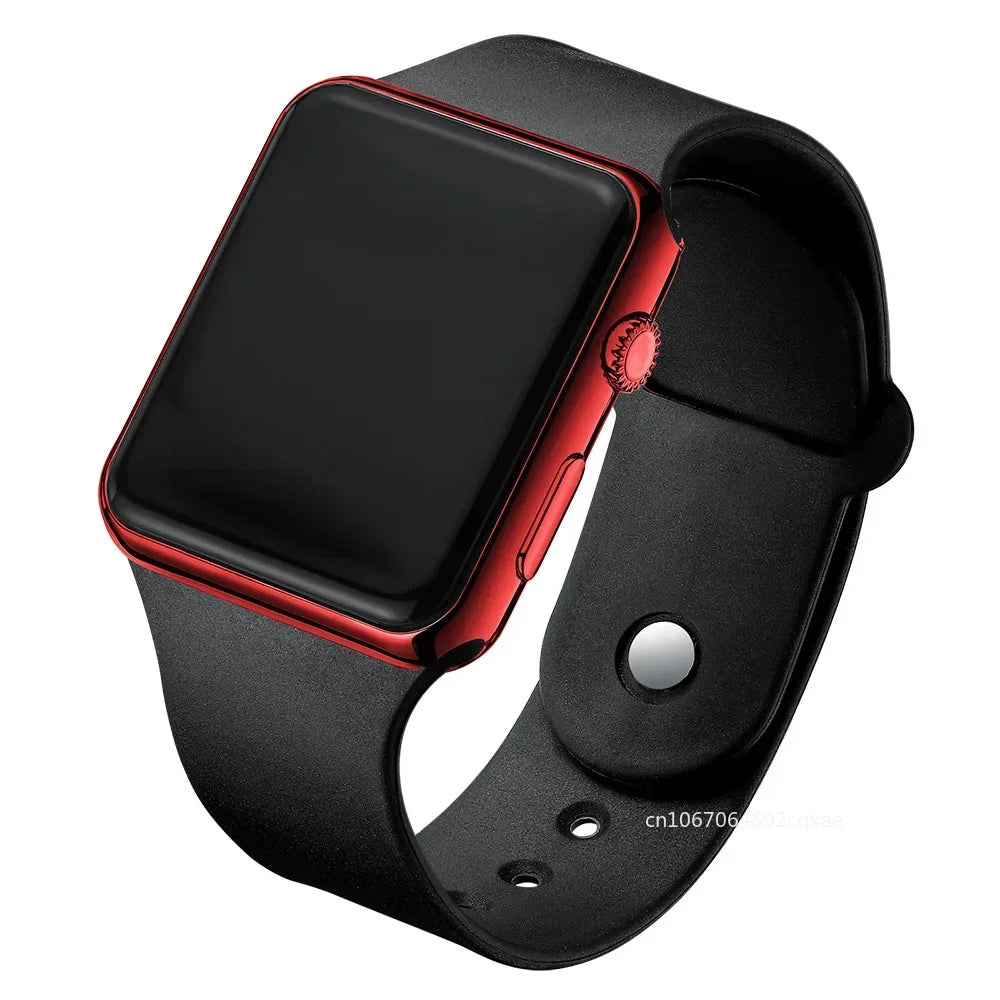Digital Watches Men Women Electronic Square LED Sport Wristwatch Fashion Casual Simple Silicone Female Clock Reloj Para Mujer - Sun Studio