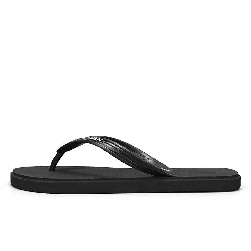 New men's flip flops with soft sole, comfortable, open toe flip flops for indoor and outdoor walks, summer beach flip flops for - Sun Studio