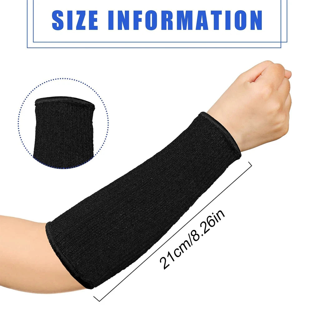 1Pair Level 5 HPPE Cut Arm Sleeve,Cut Resistant Thumb Protector Sleeves,Resistant  Anti-Puncture Work Protection Arm Sleeve - Sun Studio