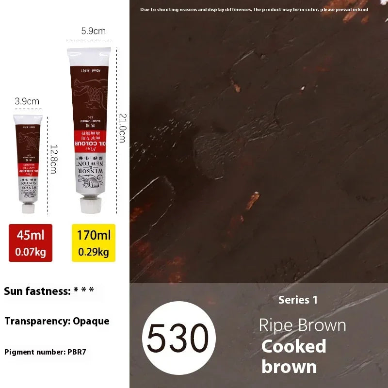 45ml Ölmalerei Transparente Tube Schnell trocknend Weiß Gold Silber Professionelle Farbmalbedarf für Künstler Studenten Anfänger