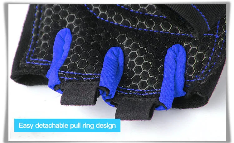 Gym Gloves for Men Women Fitness Weight Lifting Wristband Gloves Body Building Training Sports Exercise Cycling Glove Shockproof - Sun Studio