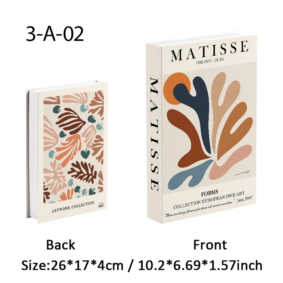 Matisse Fake Books Für Dekoration Aufbewahrungsbox Abstrakte Kaffeetisch Bücher Luxus Schlafzimmer Dekorative Bücher Bauhaus Boho Wohnkultur