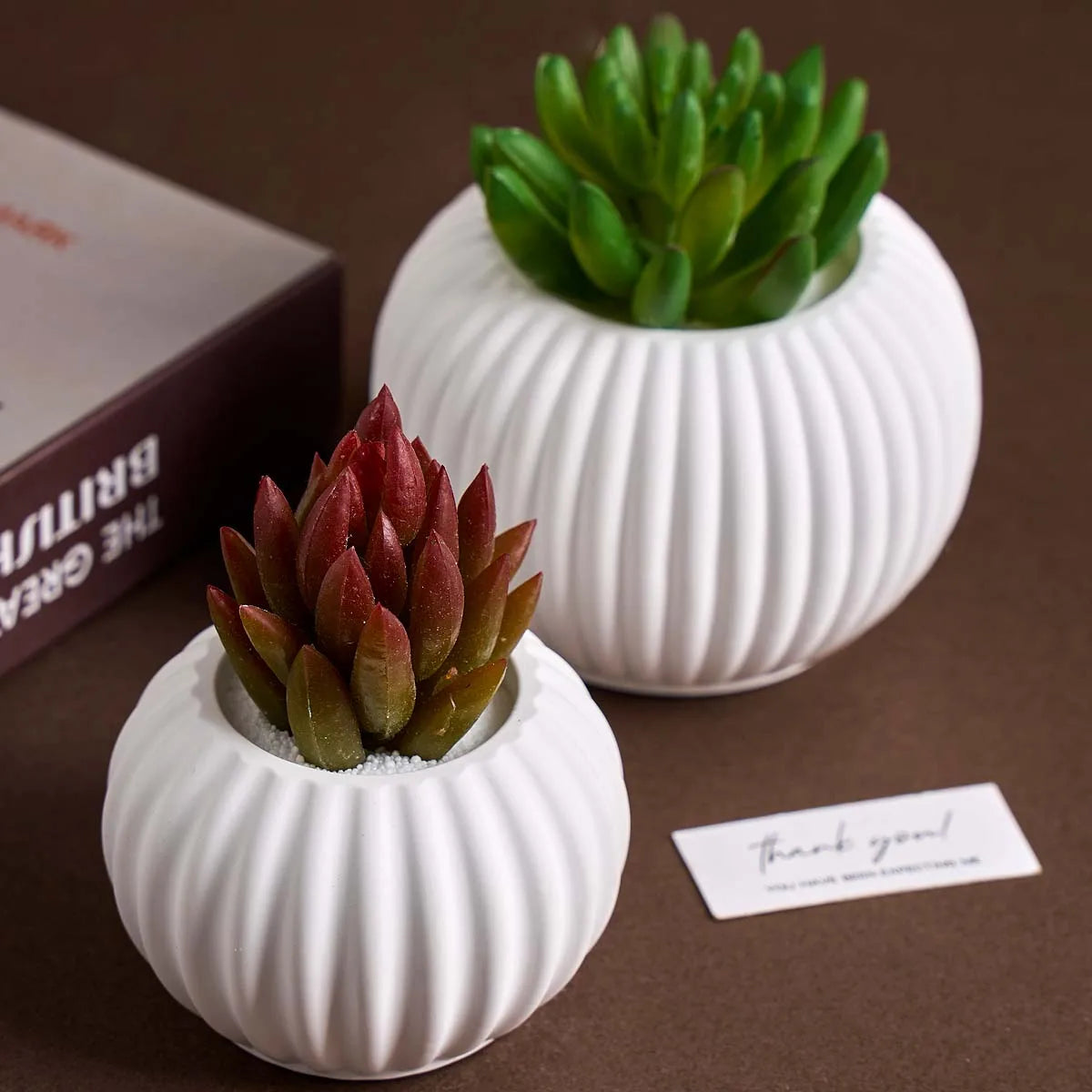 S/M/L Stripe Candle Cup Silicone Mold DIY Handmade Round Flowerpot Plaster Resin Candlestick Craft Casting Molds Home Decor - Sun Studio