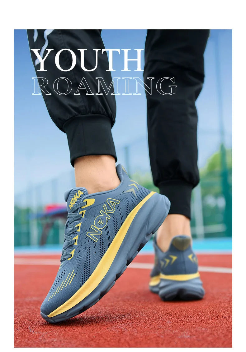 Running Shoes Men High Quality Marathon Sneakers Athletic Casual Shoes Comfortable Lightweigh Tennis Shoes Wear-resistant Sports - Sun Studio