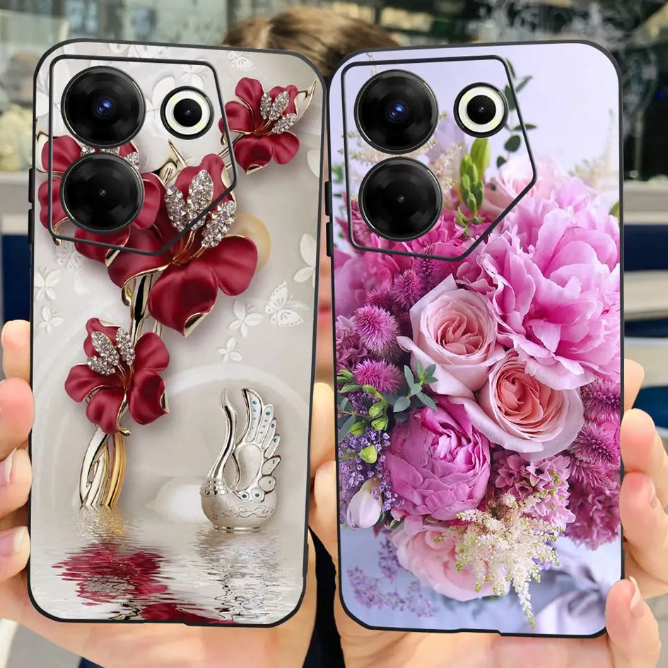 For Tecno Camon 20 Pro 5G Case 2023 Cute Love Heart Football Slim Cover Soft Silicone Funda For Tecno Camon20 Pro 5G CK8n Bumper - Sun Studio