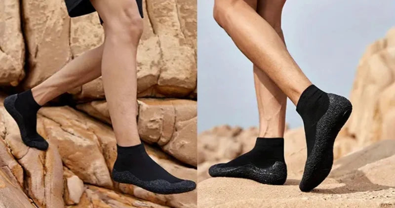 Men's and women's fitness shoes, breathable barefoot socks, lightweight outdoor water shoes, swimming pool, beach, yoga, fishing - Sun Studio