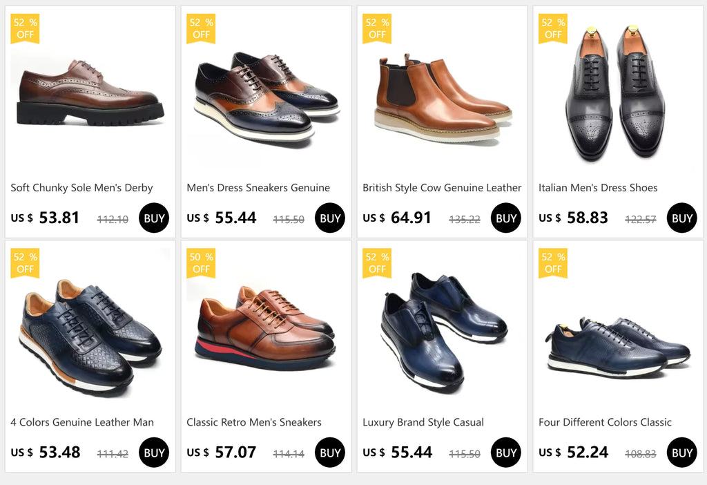British Style Cow Genuine Leather Men's Chelsea Ankle Boots Slip-on Elastic Band High Top Sneakers Casual Dress Boot for Men - Sun Studio