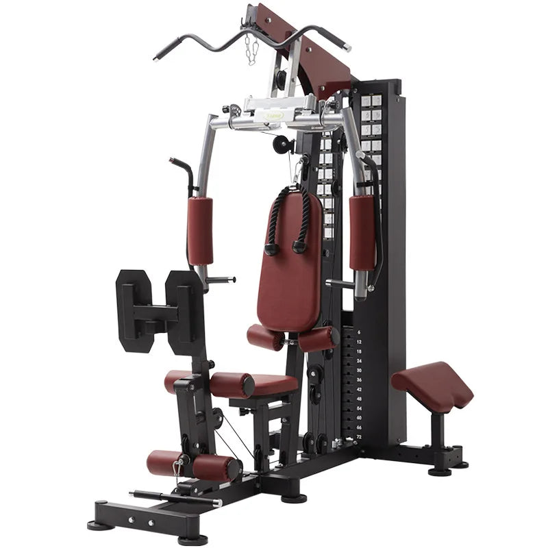 Home Indoor Comprehensive Gym Trainer Fitness Equipment With Strength Exercise Metal Material - Sun Studio