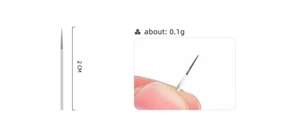 50Pcs Round Tattoo Needles Blades RS RL Microblading Permanent Makeup Fog Eyebrow Lip Needles Manual Pen Embroidery Needle - Sun Studio