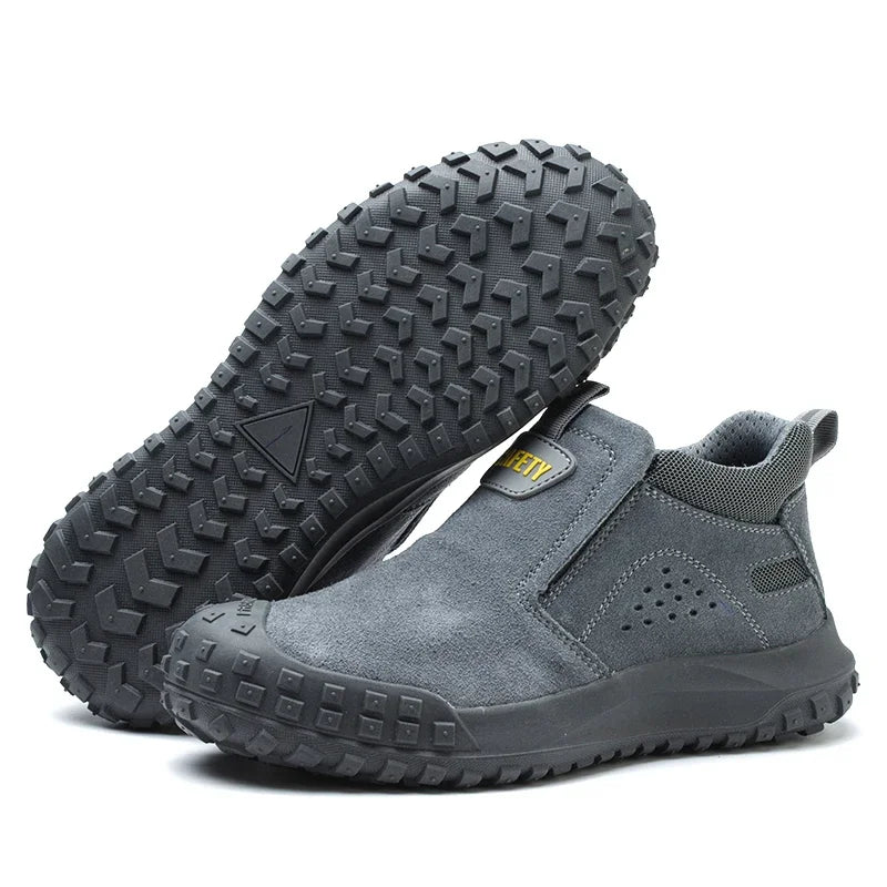 Men Safety Boots Welder Safety Shoes Anti-Smash Indestructible Safety Shoes Men Work Boots Steel Toe Security Boots Footwear - Sun Studio