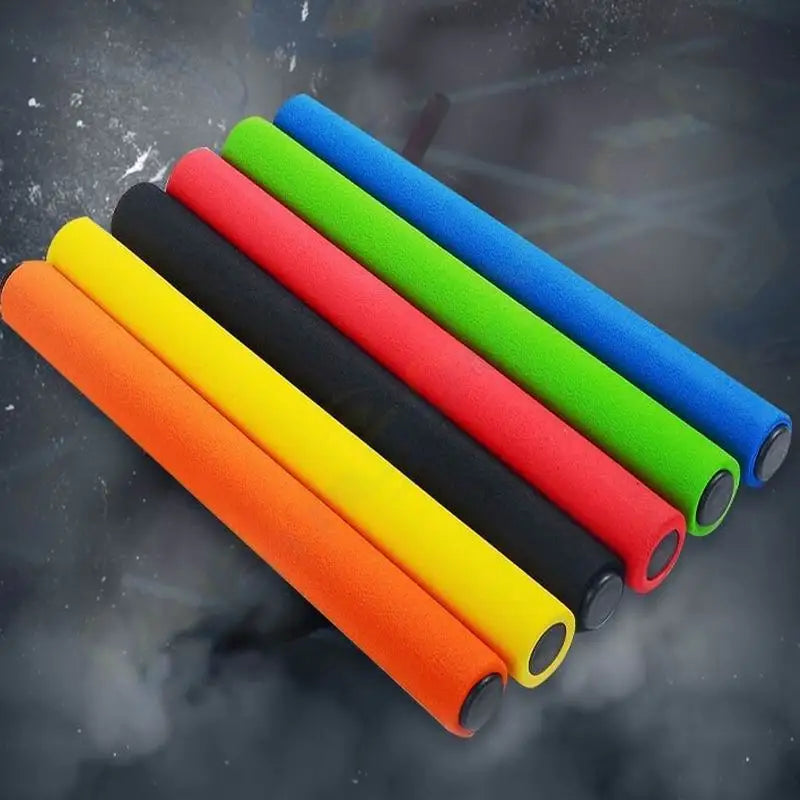 1pcs ebaton pass antiskid sponge kid track and field match 3.2cm athletics relay baton child running match baton - Sun Studio