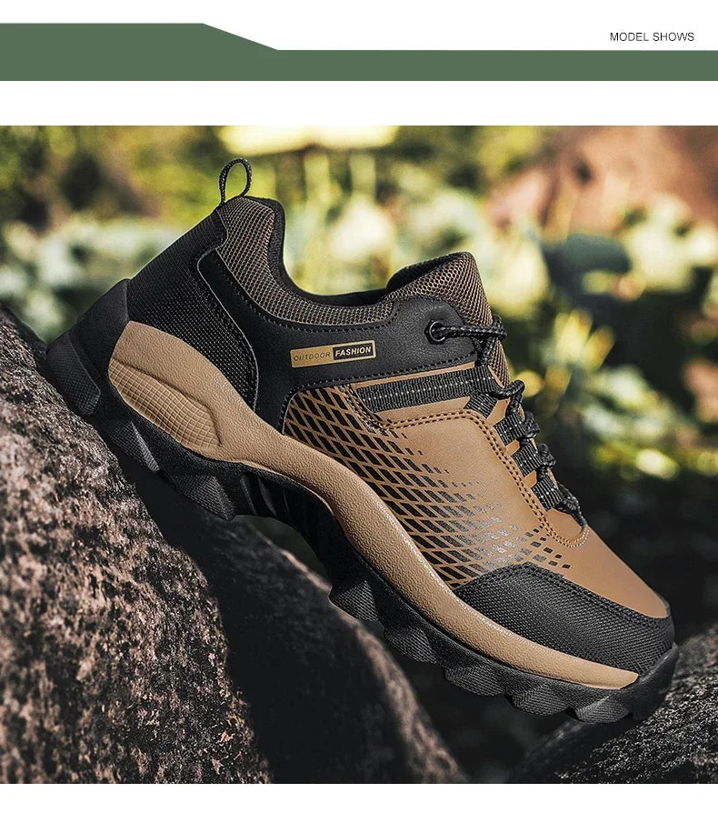 Men Boots Outdoor Sneakers Men Shoes 2025 New Fashion Male Casual Footwear Comfortable Tenis Masculino Botas Men Sneakers Shoes - Sun Studio
