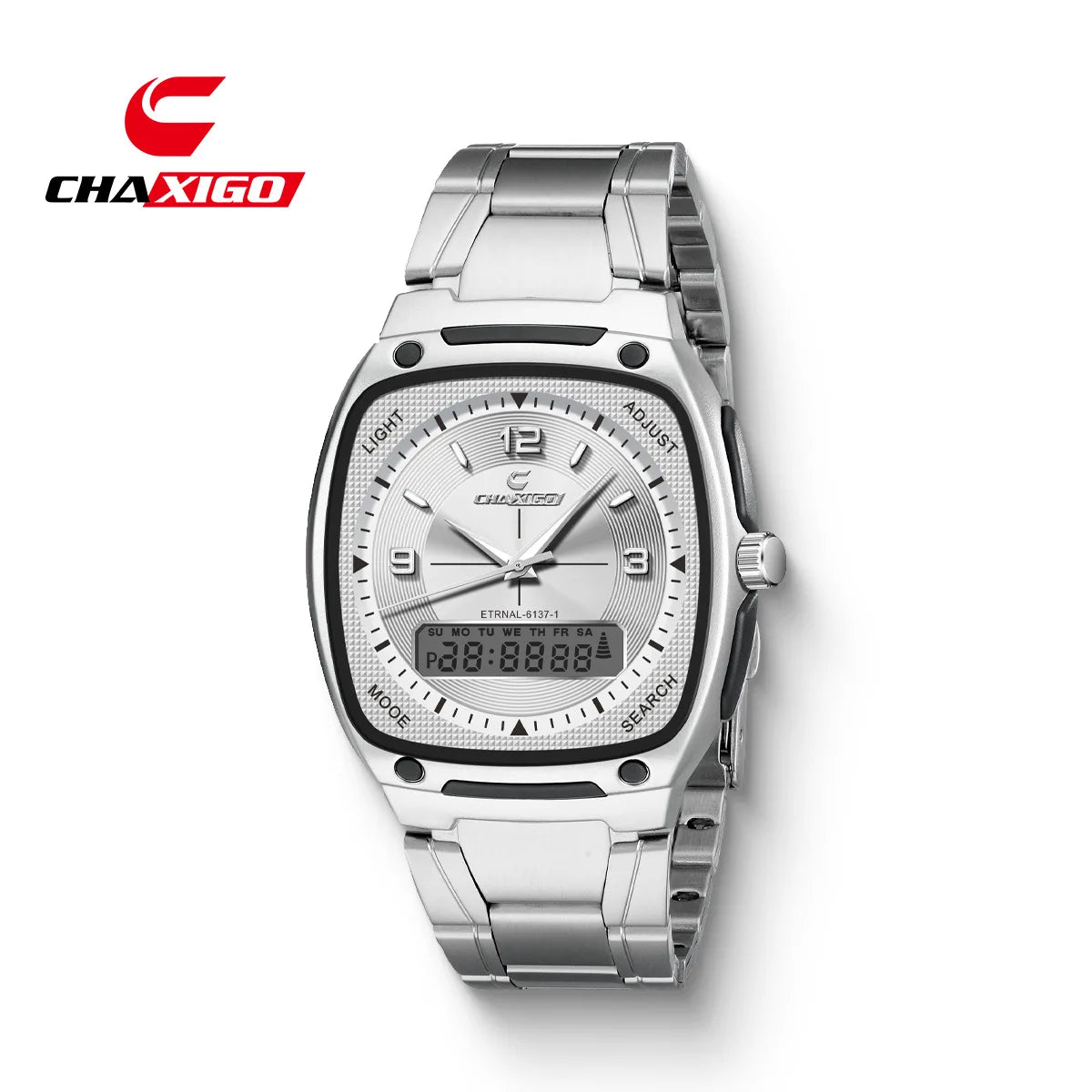 CHAXIGO 6137 Fashion Men's Watch Luminous Waterproof Calendar Alarm Clock Multi Functional Watches for Men Relogios Masculino - Sun Studio