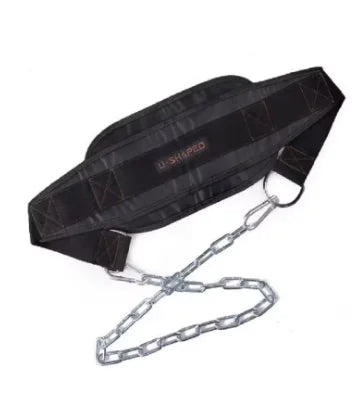 Thicker Metal Chain Weight Lifting Dip Belt Pull-up Gym Equipment Bodybuilding Musculation Exercise Crossfit Fitness Training - Sun Studio
