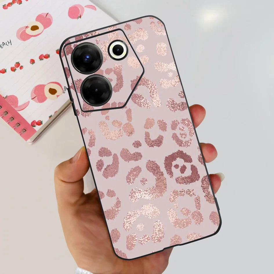 For Tecno Camon 20 Pro 5G Case 2023 Cute Love Heart Football Slim Cover Soft Silicone Funda For Tecno Camon20 Pro 5G CK8n Bumper - Sun Studio