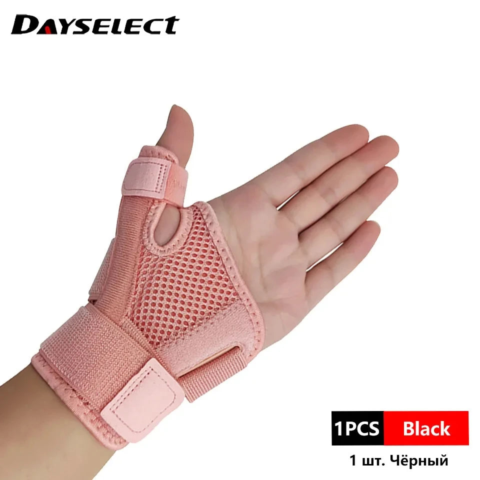 1PC Flexible Splint Wrist Thumb Support Brace for Tendonitis Arthritis Breathable Thumb Protector Guard Fits Right and Left Hand - Sun Studio