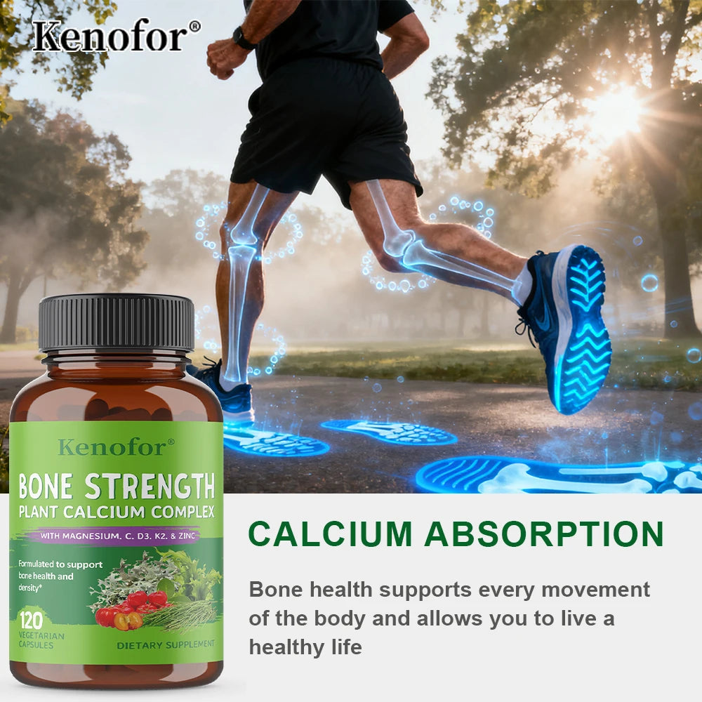 Calcium and Magnesium Supplements - for Bone Health, Nerve and Muscle Regulation, Improved Sleep, and Blood Pressure Regulation - Sun Studio