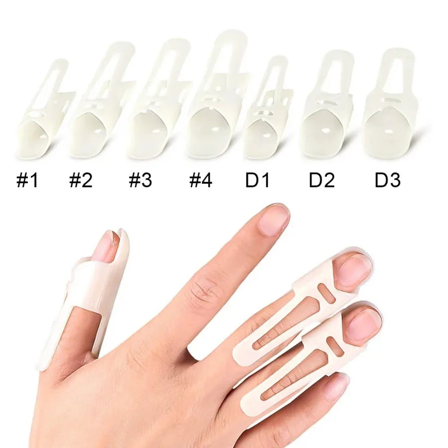 1x Finger Splints Mallet Brace Plastic Finger Support Immobilizer Joint Protection Holder Injury Mallet Sports Finger Protector - Sun Studio
