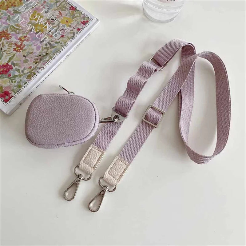 Stylish Mobile Phone Strap Zippered Pocket Anti-drop Phone Case Zippered Lanyard Wallet Adjustable Crossbody Wallet Long Lanyard - Sun Studio