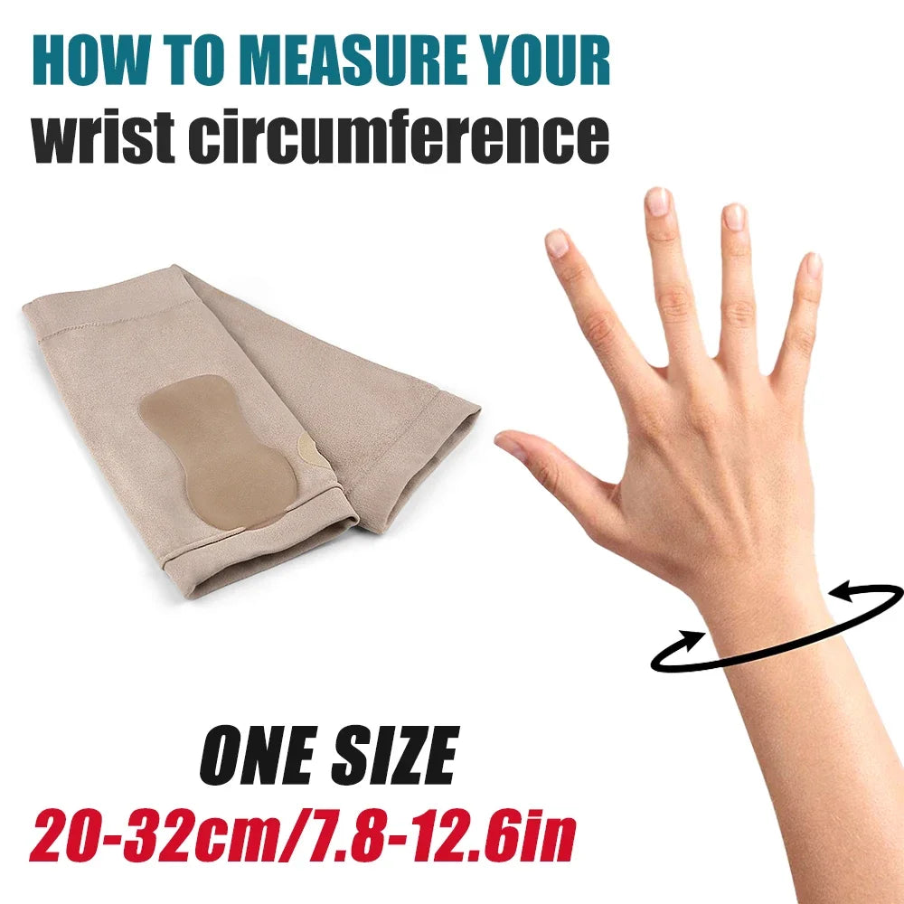 1PCS Wrist Thumb Support Compression Gloves,Wrist Brace Compression Sleeves with Soft Gel Pad for Arthritis,Carpal Tunnel Splint - Sun Studio