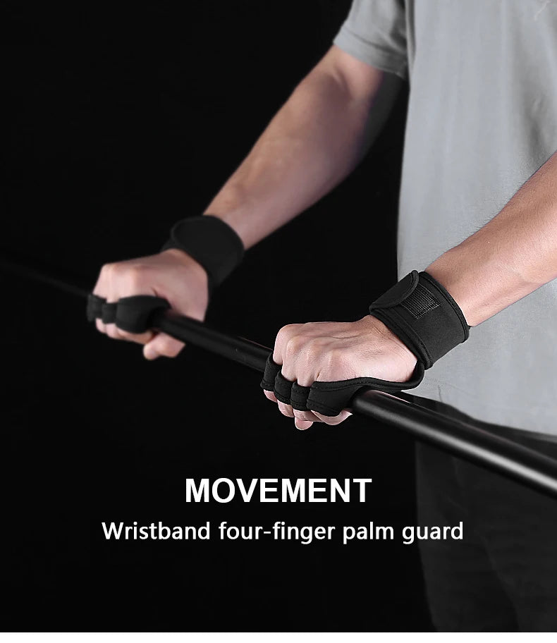 Gym Gloves for Men Women Fitness Weight Lifting Wristband Gloves Body Building Training Sports Exercise Cycling Glove Shockproof - Sun Studio