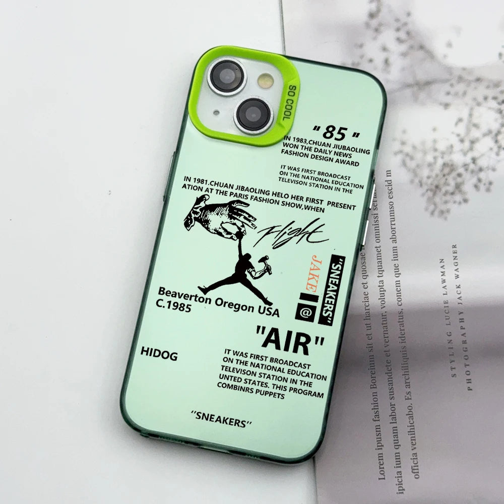 Tide ARI 85 Street sneakers White Phone Case For iPhone 11 12 13 14 15 Pro Max16 Plus Shockproof Hard Back Cover Fundas Capa off - Sun Studio