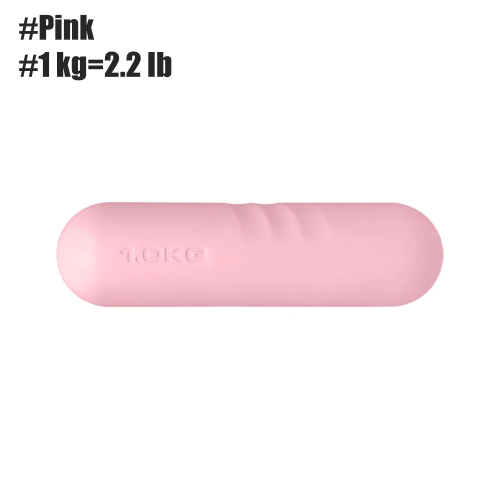 1Pcs Dumbbell Hand Weight Bars,1/1.5/2/2.5kg Dumbbells for Walking,Workout,Pilates,Strength Training, Gym,RunningYoga,Dance - Sun Studio