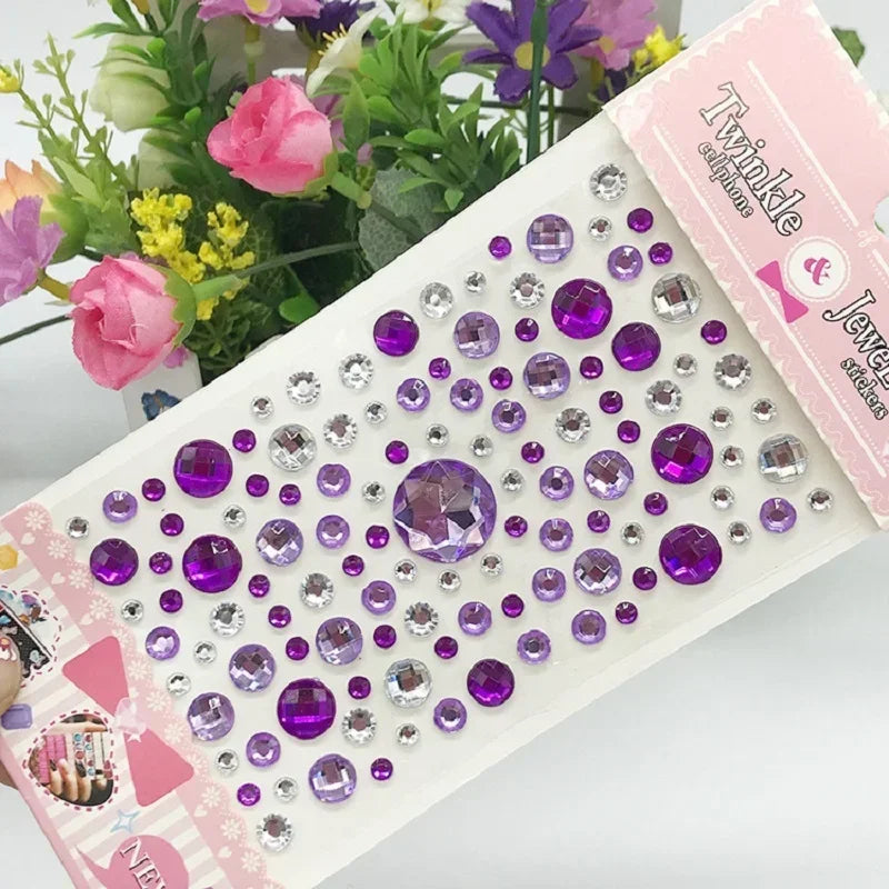Glitzer Gesicht Aufkleber für Kinder Strasssteine für Augen Gesicht Diamanten Helle Aufkleber Festival Makeup Juwelen Aufkleber ZS006