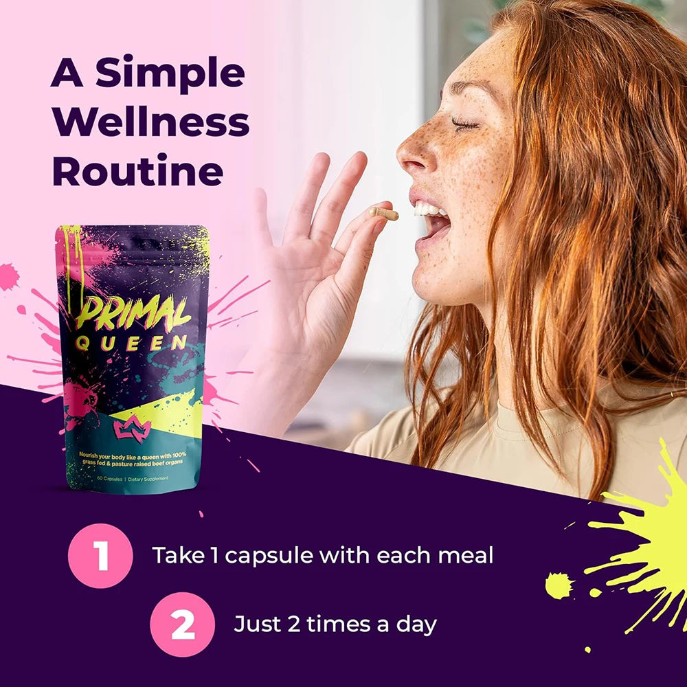 Supplement for Women - Supports Hormone Balance, Energy & Wellness - Liver, Heart, Kidney, Bone Marrow - Female Support Blend - Sun Studio