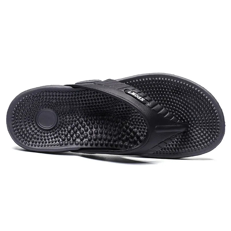 Vanmie Summer Slippers Men Massage Beach Flip Flops Men Slippers 2024 Casual Anti-slip Beach Slippers for Men Fashion Flip-flops - Sun Studio