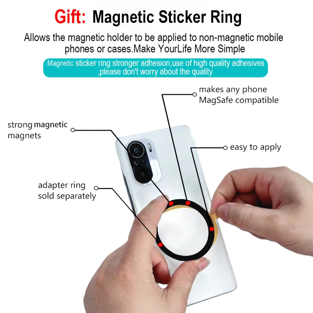 Grippopso Magnetic Folding Mobile Phone Grip Holder Socket Support Tok for IPhone 16 15 14 13  Ring Finger Expanding Stand - Sun Studio
